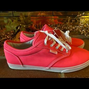 Vans bright pink size 9